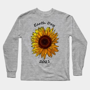 Sunflower for Earth Day 2021 Long Sleeve T-Shirt